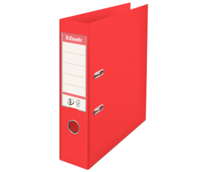Biblioraft Esselte No.1 Power VIVIDA, PP/PP, A4, 75 mm, rosu