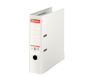 Biblioraft Esselte No.1 Power Jumbo Plus VIVIDA, PP/PP, 80 mm, alb