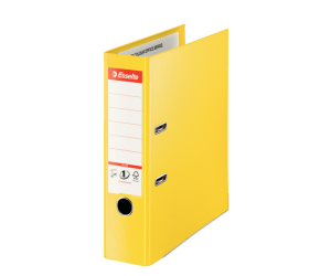 Biblioraft Esselte No.1 Power Jumbo Plus VIVIDA, PP/PP, 80 mm, galben