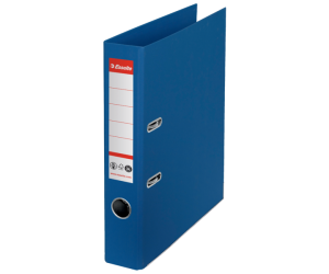 Biblioraft Esselte No.1 Power POB, carton cu amprenta CO2 neutra, A4, 50 mm, albastru