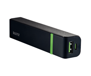 Baterie externa Leitz Complete, 2.600 mAh, USB-A 5V, Micro-USB 5V, 1 cablu Micro-USB 20 cm inclus, negru Baterie externa Leitz Complete, 2.600 mAh, USB-A 5V, Micro-USB 5V, 1 cablu Micro-USB 20 cm inclus, negru