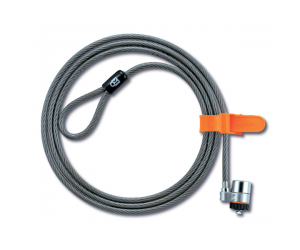 Cablu de securitate Kensington MicroSaver, cu cheie, 5.3 mm, 180 cm, argintiu