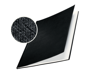 Coperta legare documente Leitz, pe canal, carton laminat, A4, 24.4 mm, 211-245 coli, negru
