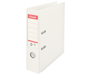 Biblioraft Esselte No.1 Power VIVIDA, PP/PP, A4, 75 mm, alb