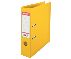 Biblioraft Esselte No.1 Power, PP/PP, A4, 75 mm, galben