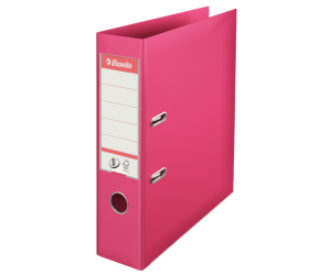 Biblioraft Esselte No.1 Power, PP/PP, A4, 75 mm, fuchsia