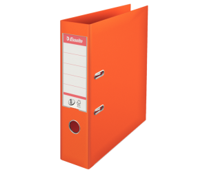 Biblioraft Esselte No.1 Power, PP/PP, A4, 75 mm, portocaliu