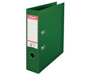 Biblioraft Esselte No.1 Power, PP/PP, A4, 75 mm, verde