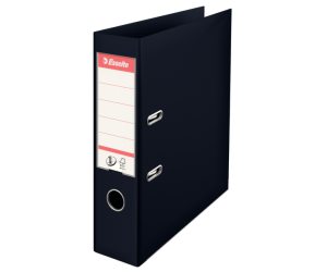 Biblioraft Esselte No.1 Power VIVIDA, PP/PP, A4, 75 mm, negru
