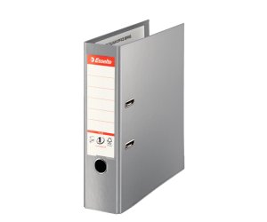 Biblioraft Esselte No.1 Power Jumbo Plus, PP/PP, 80 mm, gri