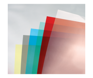 Coperta legare documente GBC, PVC, A4, 180 mic, 100 buc/set, rosu