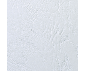 Coperta legare documente GBC, carton cu aspect de piele, A4, 250 gsm, 100 buc/set, alb mat