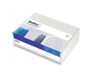 Spira legare documente GBC, metalica, A4, 6 mm, 55 coli, 21 inele, 100 buc/set, alb
