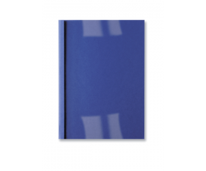 Coperta legare termica GBC, PVC/Carton cu aspect de piele, A4, 150 mic/250 gsm, 40 coli, 100 buc/set, albastru
