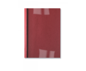 Coperta legare termica GBC, PVC/Carton cu aspect de piele, A4, 150 mic/250 gsm, 15 coli, 100 buc/set, rosu