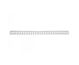 Spira legare documente GBC, metalica, A4, 12.5 mm, 115 coli, 34 inele, 100 buc/set, argintiu