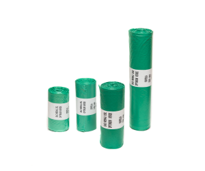 Saci menaj 120litri 10 bucati/set Optimum colorati Verde