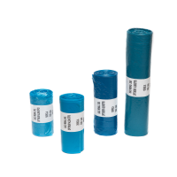 Saci menaj 60litri 20 bucati/set Optimum colorati Albastru