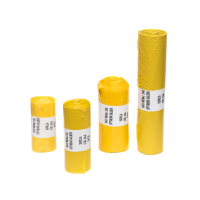 Saci menaj 60litri 20 bucati/set Optimum colorati Galben