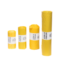 Saci menaj 240litri 10 bucati/set Optimum colorati Galben