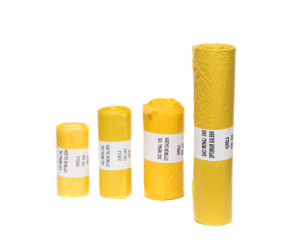 Saci menaj 240litri 10 bucati/set Optimum colorati Galben